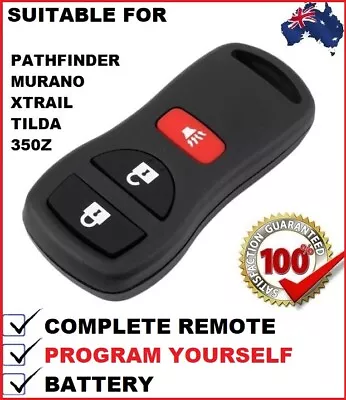 Remote Control Fob Suitable For NISSAN  Xtrail Pathfinder Murano Tiida C11T SC11 • $17.65