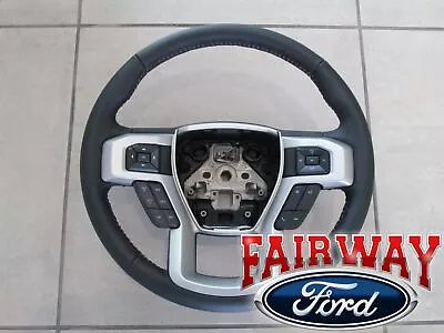 17 - 20 F-150 OEM Ford Black Leather Steering Wheel W/ Cruise XL XLT HL3Z3600EE • $409.95