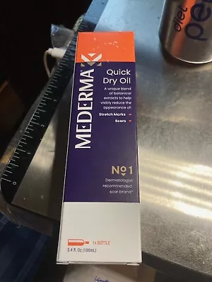 Mederma Quick Dry Oil 3.4oz For Stretch Marks & Scars Fragrance Paraben-Free • $11.49