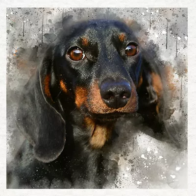 Dog - Dachshund - Fabric Craft Panels In 100% Cotton Or Polyester • £2.45