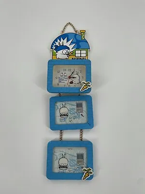 Vintage Y2K Mashimaro Hanging Wall Clock Korean Rare Sanrio Tested Working! • $55