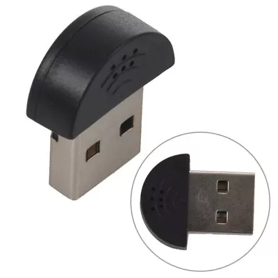 USB Plug Mini Adapter Recording Microphone MIC Studio Speech For PC Laptop Part • $8.31