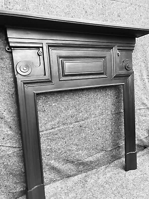 Very Large Antique Victorian Edwardian Cast Iron Fireplace / Fire Stove Surround • £695