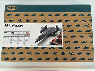 Testors 1/48 SR-71 BLACKBIRD SPYPLANE Model Kit New Old Stock • $150