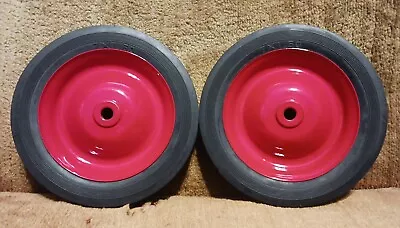 7 X 1.50 Inch FARMALL TOY PEDAL TRACTOR STEEL WHEELS/TIRES PAIR • $49.99