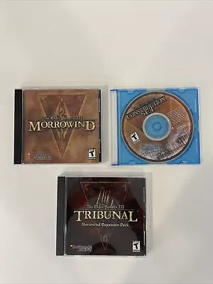 Elder Scrolls III 3 Morrowind + Tribunal Expansion Pack PC CD-Rom Video Game  • $17.75