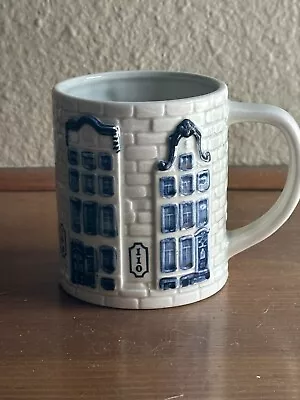 DELFT BLUE  Hand Painted Holland Mug DE KEIZERGRACHT Series • $5.99