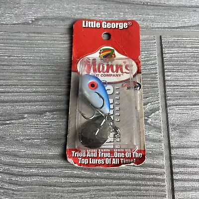 Mann's Bait Co.  LITTLE GEORGE  #WBL2 UNOPENED Package White/Blue 1/2 Oz. Lure • $8.99