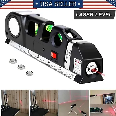 Laser Level Multipurpose Lazer Leveling Wall Spirit Level Line Tool Measurement • $10.99