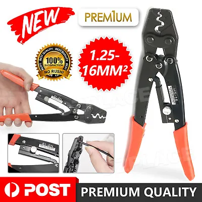 1.25-16mm² Cable Battery Lug Anderson Plug Crimping Crimper Tool Bare Terminal • $15.95