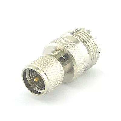 2xGeneric Mini UHF Male To UHF Female SO239 PL259 Connector RF Coax Adapter  USA • $11.37