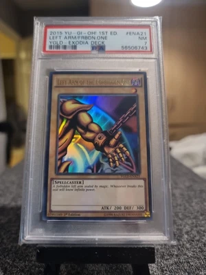 £23.85 • Buy [Yu-Gi-Oh] Exodia - Left Arm Of The Forbidden One - 1st Edition [PSA7]