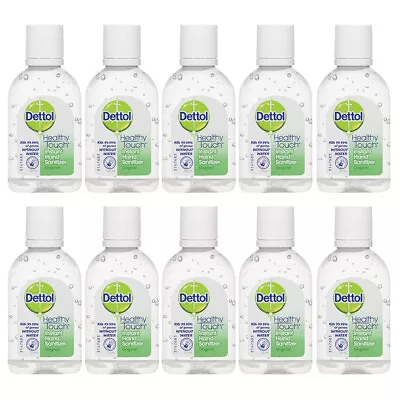 10x Dettol 50ml Healthy Touch Instant Hand Gel Sanitizer Antibacterial Sanitiser • $38