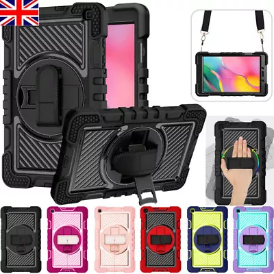 For Samsung Galaxy Tab A A7 A8 S6 S7 S8 Tablet Shockproof Stand Case Cover Strap • £7.79