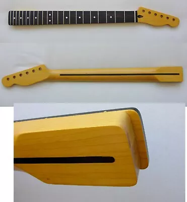 TELECASTER Neck/43mm Width/MOP/22 Med Jumbo W/Warmoth Bone Nut (fits Fender TELE • $127