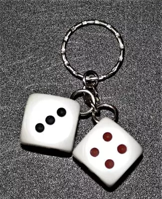 Pair Of Dice Keychain New Old Stock • $7.99