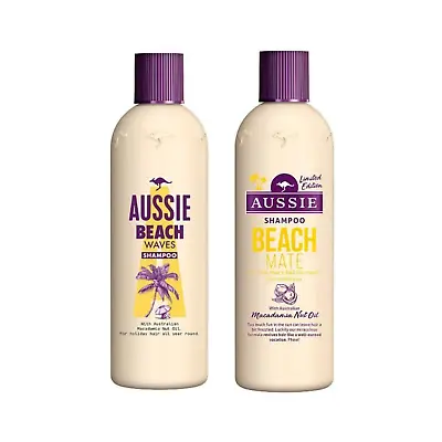 £19.99 • Buy Aussie Beach Mate Waves Hydrating Shampoo 500ml Macadamia Nut Oil - Pack Of 2