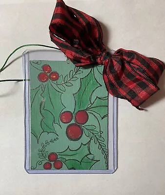 ORIGINAL BADA$S Mom Watercolor Ornaments |Christmas Tree Art | Holiday Set Of 3 • $55