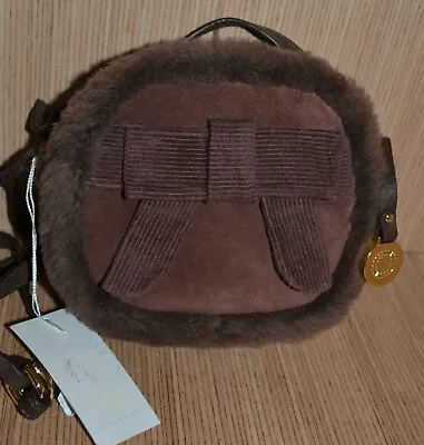 Ugg Bailey Bow Corduroy Box Zip Crossbody Chocolate  • $69.97