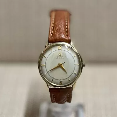 Omega Solid Gold C. 1950's Extremely Rare Bumper Men's Watch - $6K APR W/ COA!!! • $995