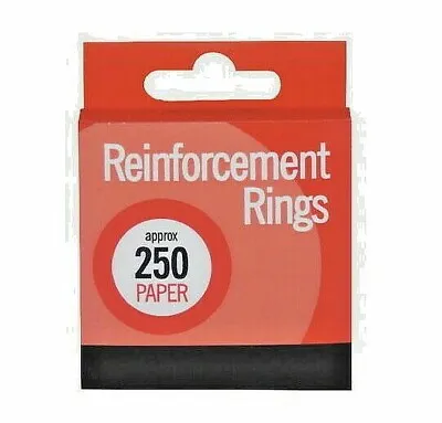 Paper Ring Reinforcers For Punched Holes Reinforcement Washers File-  • £2.70