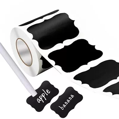 200 Pcs Reusable Chalkboard Labels For Jars Spice Craft Home Kitchen • $10.50