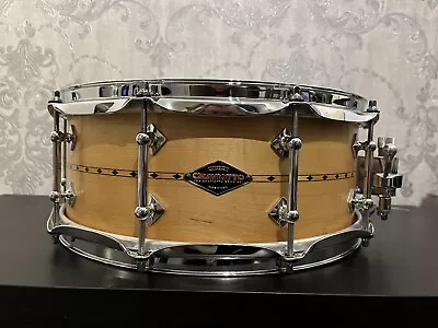 Craviotto 14x5.5 Solid Maple Snare Drum With Craviotto Case - 2009 Signed Shell • $1350.30
