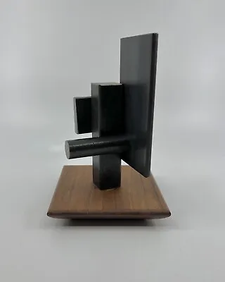 Mid-Century Modern Commissioned Constructivist Steel Sculpture • $1250