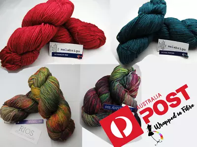 Premium Yarn - Malabrigo Rios - Assorted Colours - Wool - Pure Merino Superwash • $29