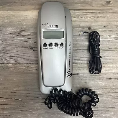 Southwestern Bell Freedom Phone With Caller ID Corded Sleekline FM2552B Grey • £9.65