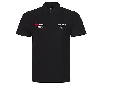 £13.99 • Buy NIC  Polo Shirt  Electrician Embroidered NIC Approved Logo Personalised Company