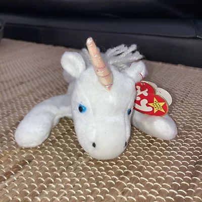 Beanie Baby “Mystic” The Unicorn Ty 1993-94 Tag Errors Vintage Rare Retired • $111