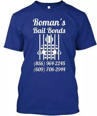 Roman's Bail Bonds T-Shirt Made In The USA Size S To 5XL • $21.79