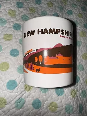Dunkin Donuts Coffee Mug New Hampshire Runs On Dunkin LOCATIONS Series • $0.99