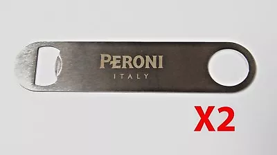 X2 Peroni Nastro Azzuro Bar Blade Speed Beer Bottle Opener New Stainless Steel • $17.90