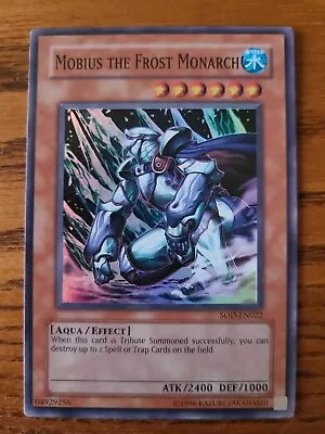 Mobius The Frost Monarch - Super Rare Yugioh Card - SOD-EN022 - HP • $7