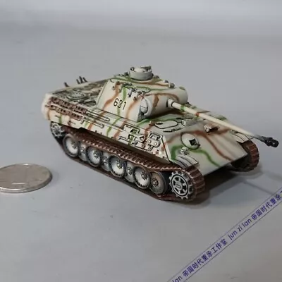 Handmade 1/72 WWII German Army Panther Ausf.G Tank Stripe Camouflage Model • $67.92