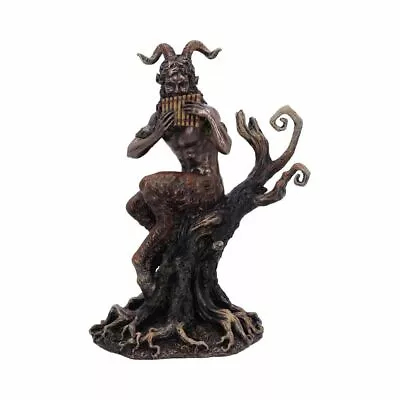 PAN's Melody Mythical Wiccan Pagan Cold Cast Bronze Sculpture.great Details. • £53.50