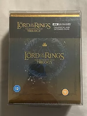 4K UHD Blu-ray The Lord Of The Rings Extended Edition Trilogy Steelbook Boxset • £325