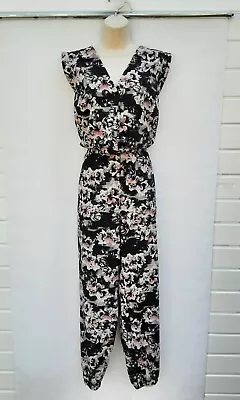 Jumpsuitromperfloral80's90'svintage Stylemarks & Spencer Ltd Edsize 12 • £8.99