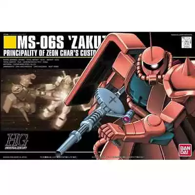 HGUC 1/144 #32 MS-06S Char's Zaku II Model Kit Bandai Hobby • $14