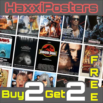 Movie Posters 1970-2022 // Buy 2 Get 2 FREE  • £2.99