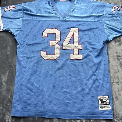 Mitchell & Ness 1980 Throw Back Houston Oilers 34 Earl Campbell Size 58 Read • $19.99