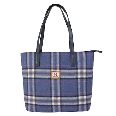 STRATHURIE SCOTLAND Tweed Tote Shoulder Bag Tartan Check Handbag For Women Gift • £29.99