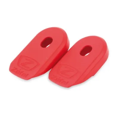 2x ZEFAL UNIVERSAL RED CRANK ARMOR ARM BOOT BIKE COVER PROTECTION PEDAL PAIR • $18.73