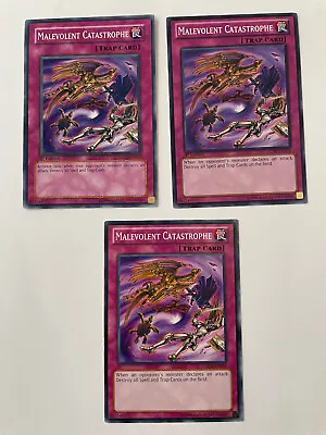 Malevolent Catastrophe  SDCR-EN034 / LCJW-EN136 / SDRL-EN032 Common NM YuGiOh X3 • $5.90