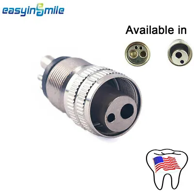 Dental High Speed Handpiece Tubing Hose Adapter Changer Conversion 4 Hole/2 Hole • $12.58