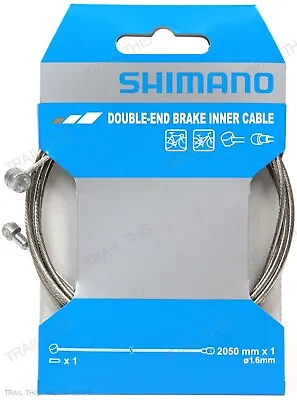 Shimano Double-End Brake Cable For Road Or MTB Bike Universal 2050mm X 1.6mm • $7.65