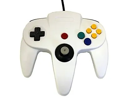 White Replacement Controller For N64 By Mars Devices Nintendo Brand New 4Z • $14.15