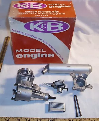 K&b .45 Sportster Glow Engine For Gas Airplane Or Tether Car Boxed New • $99.99